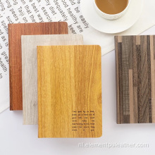 Decoratief waterdicht houtnerfpapier voor modern boek